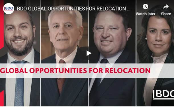 BDO GLOBAL OPPORTUNITIES FOR RELOCATION 2018