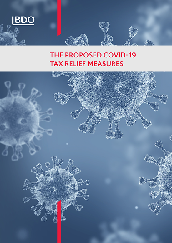 Proposed COVID-19 Tax Relief Measures Proposed COVID-19 Tax Relief Measures